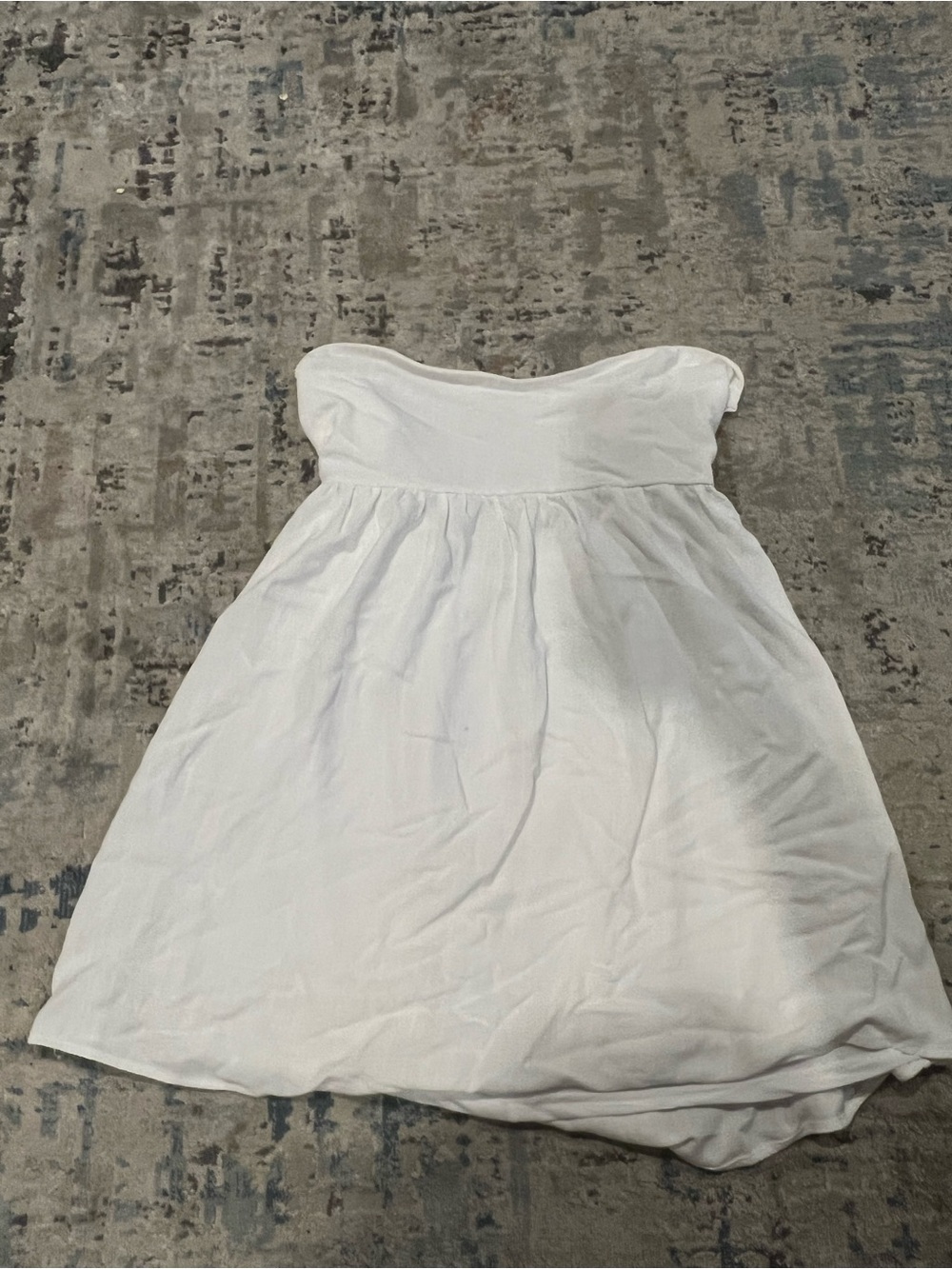 La Hearts White Strapless mini Dress